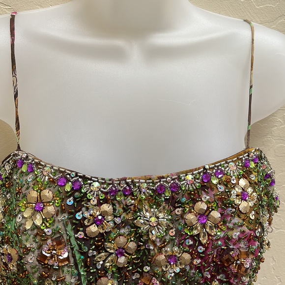 Beautiful Jeweled Riva Designs Formal Gown Special Occasion Bridal - Picture 3 of 15